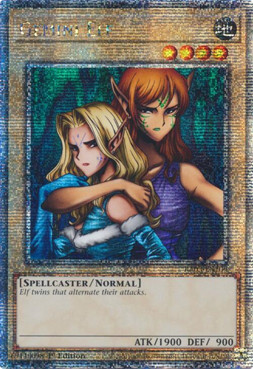 Gemini Elf (Quarter Century Secret Rare) (RA03-EN109) (RA03)