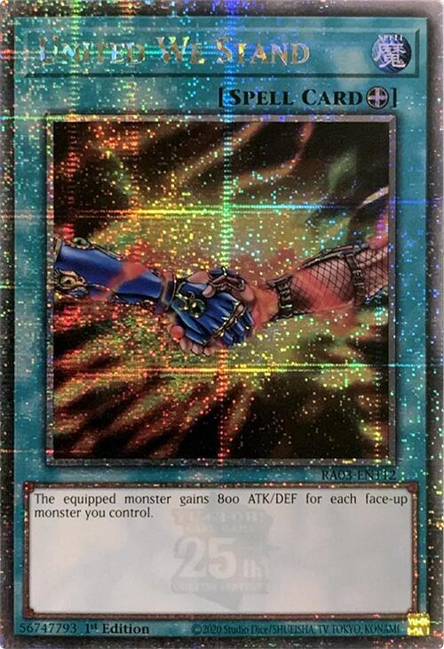 United We Stand (Quarter Century Secret Rare) (RA03-EN112) (RA03)