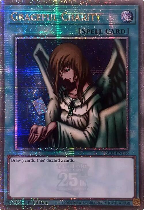 Graceful Charity (Quarter Century Secret Rare) (RA03-EN116) (RA03)