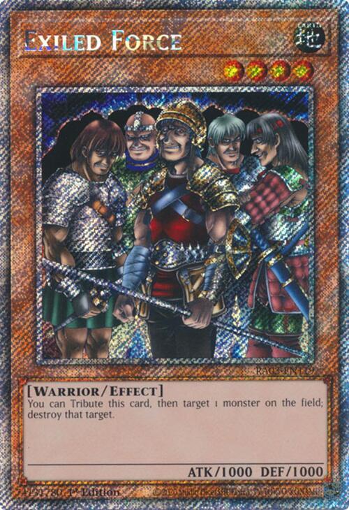 Exiled Force (Platinum Secret Rare) (RA03-EN119) (RA03)