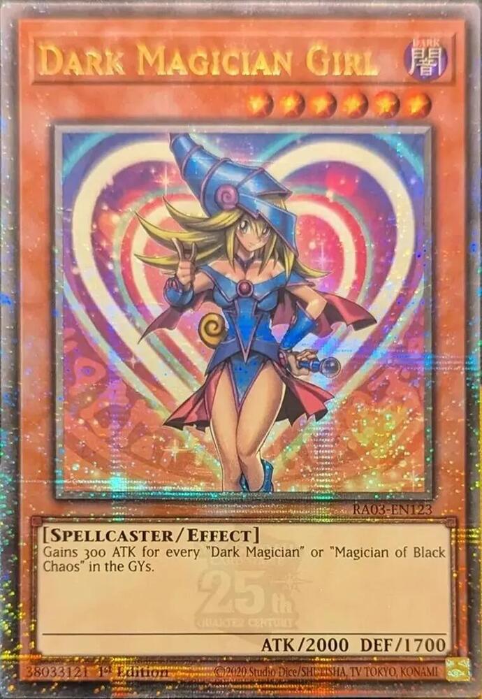 Dark Magician Girl (Quarter Century Secret Rare) (A) (RA03-EN123) (RA03)