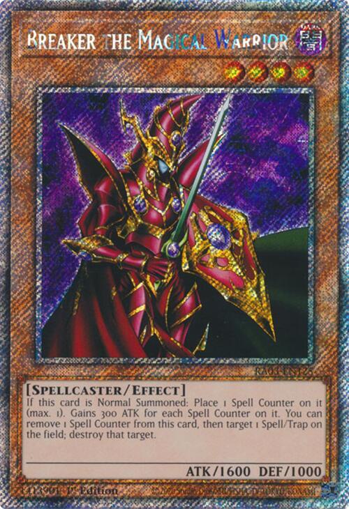 Breaker the Magical Warrior (Platinum Secret Rare) (RA03-EN125) (RA03)