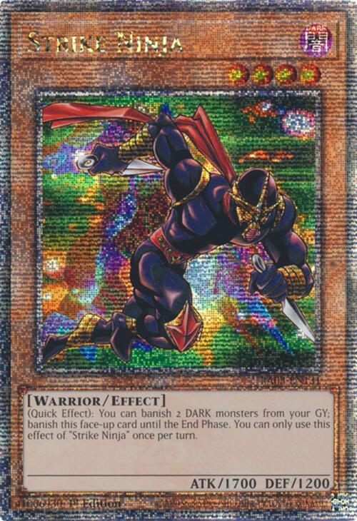 Strike Ninja (Quarter Century Secret Rare) (RA03-EN131) (RA03)