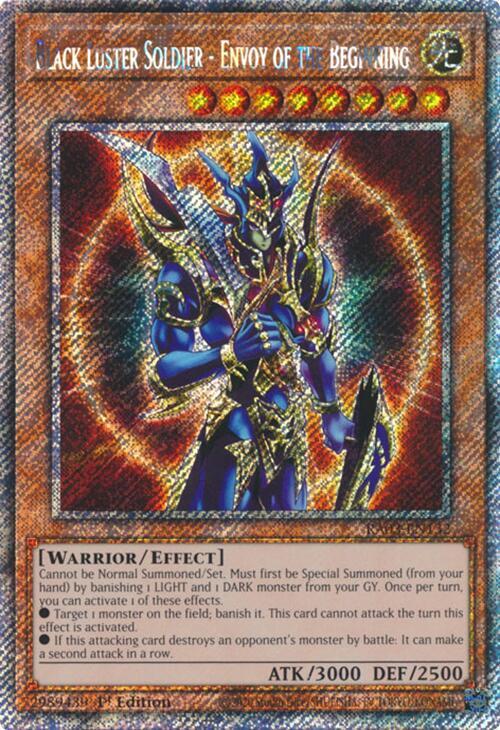 Black Luster Soldier - Envoy of the Beginning (Platinum Secret Rare) (RA03-EN132) (RA03)