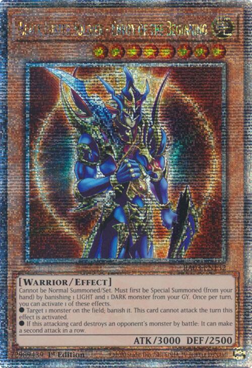 Black Luster Soldier - Envoy of the Beginning (Quarter Century Secret Rare) (RA03-EN132) (RA03)