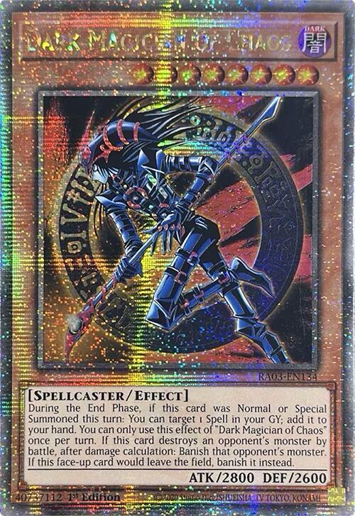 Dark Magician of Chaos (Quarter Century Secret Rare) (RA03-EN134) (RA03)
