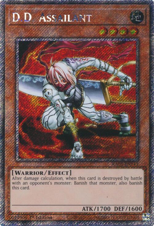 D.D. Assailant (Platinum Secret Rare) (RA03-EN141) (RA03)