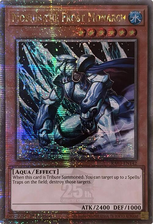 Mobius the Frost Monarch (Quarter Century Secret Rare) (RA03-EN142) (RA03)