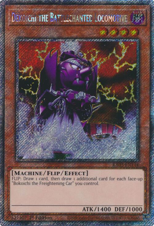Dekoichi the Battlechanted Locomotive (Platinum Secret Rare) (RA03-EN144) (RA03)