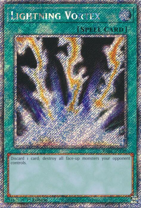 Lightning Vortex (Platinum Secret Rare) (RA03-EN148) (RA03)