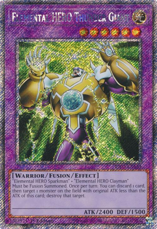 Elemental HERO Thunder Giant (Platinum Secret Rare) (RA03-EN153) (RA03)