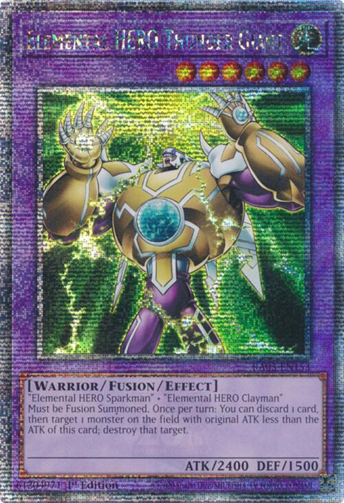 Elemental HERO Thunder Giant (Quarter Century Secret Rare) (RA03-EN153) (RA03)