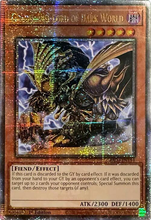 Goldd, Wu-Lord of Dark World (Quarter Century Secret Rare) (RA03-EN159) (RA03)