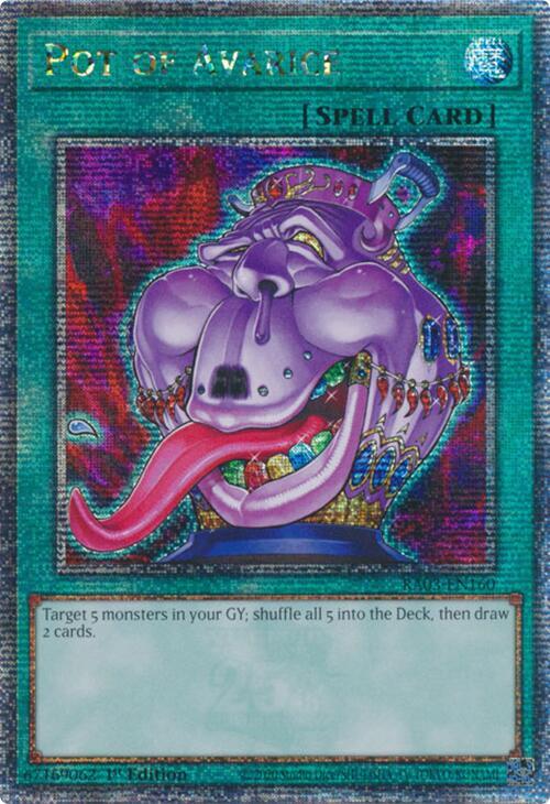 Pot of Avarice (Quarter Century Secret Rare) (RA03-EN160) (RA03)