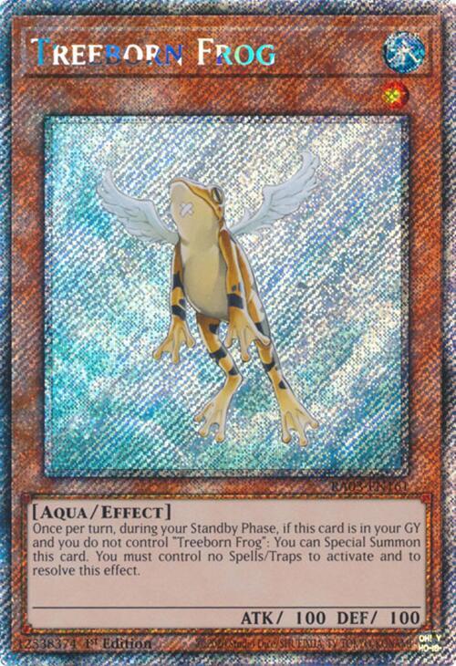 Treeborn Frog (Platinum Secret Rare) (RA03-EN161) (RA03)