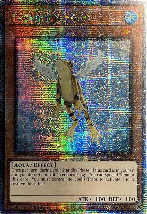 Treeborn Frog (Quarter Century Secret Rare) (RA03-EN161) (RA03)