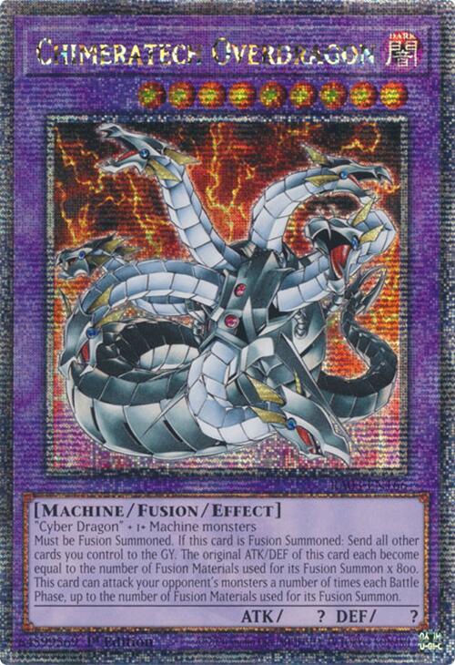 Chimeratech Overdragon (Quarter Century Secret Rare) (RA03-EN166) (RA03)
