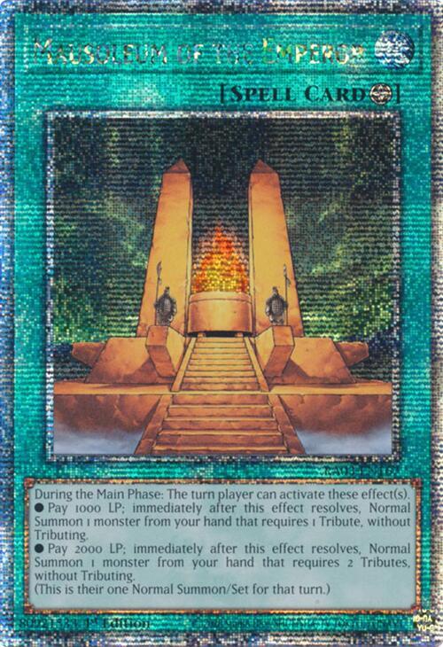 Mausoleum of the Emperor (Quarter Century Secret Rare) (RA03-EN167) (RA03)