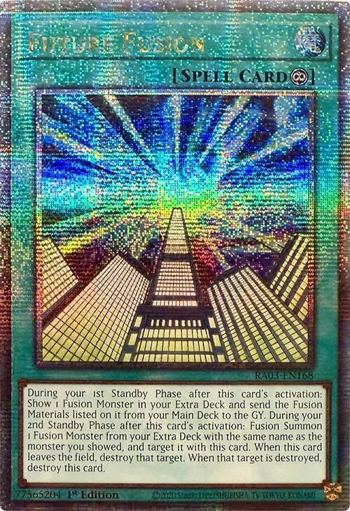 Future Fusion (Quarter Century Secret Rare) (RA03-EN168) (RA03)