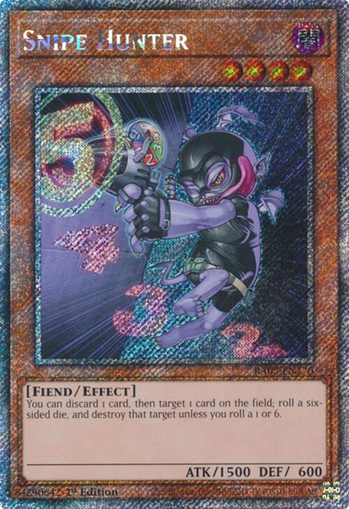 Snipe Hunter (Platinum Secret Rare) (RA03-EN170) (RA03)