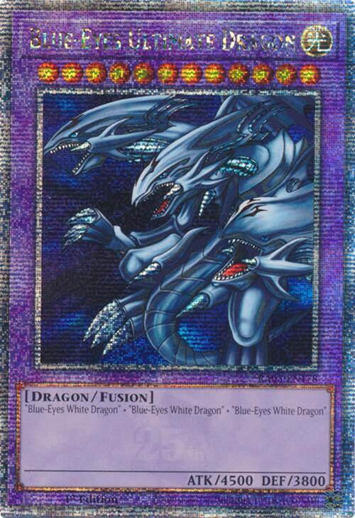 Blue-Eyes Ultimate Dragon (Quarter Century Secret Rare) (RA03-EN178) (RA03)