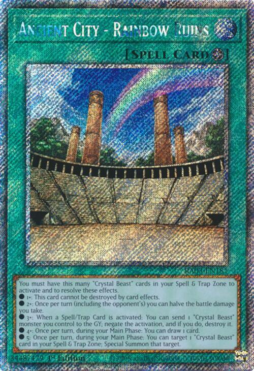 Ancient City - Rainbow Ruins (Platinum Secret Rare) (RA03-EN181) (RA03)