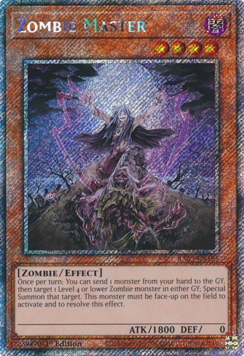 Zombie Master (Platinum Secret Rare) (RA03-EN185) (RA03)