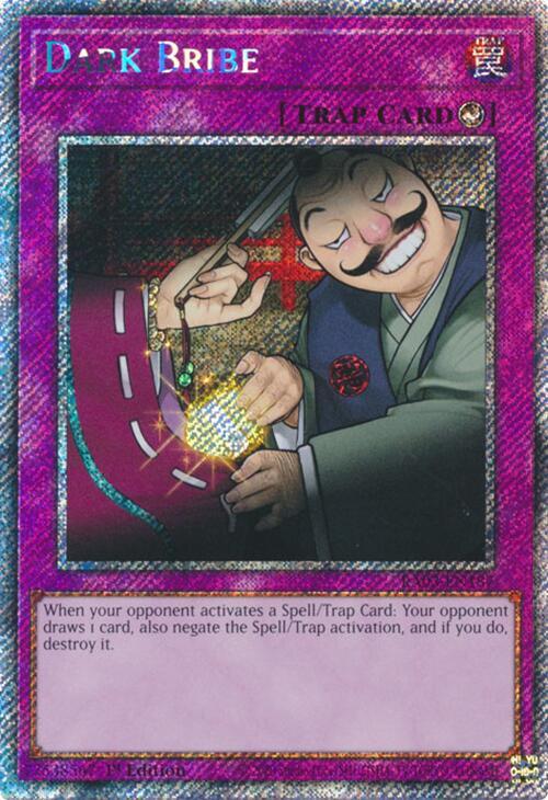 Dark Bribe (Platinum Secret Rare) (RA03-EN187) (RA03)
