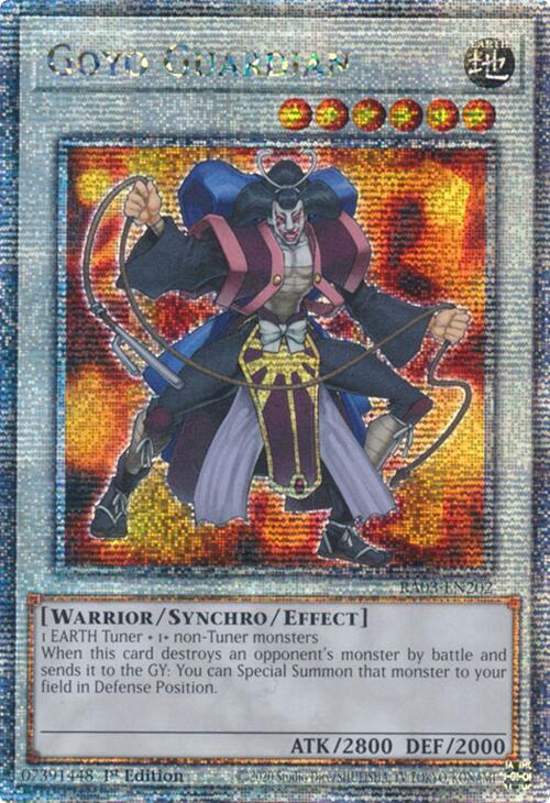 Goyo Guardian (Quarter Century Secret Rare) (RA03-EN202) (RA03)