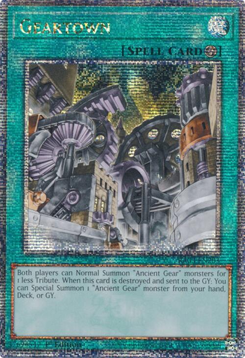Geartown (Quarter Century Secret Rare) (RA03-EN203) (RA03)