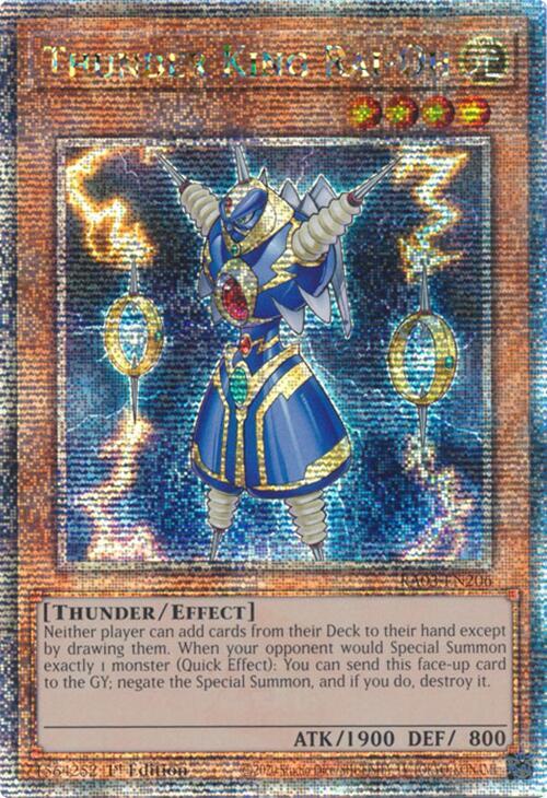 Thunder King Rai-Oh (Quarter Century Secret Rare) (RA03-EN206) (RA03)