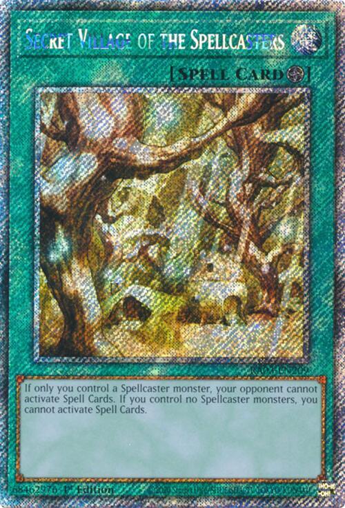 Secret Village of the Spellcasters (Platinum Secret Rare) (RA03-EN209) (RA03)
