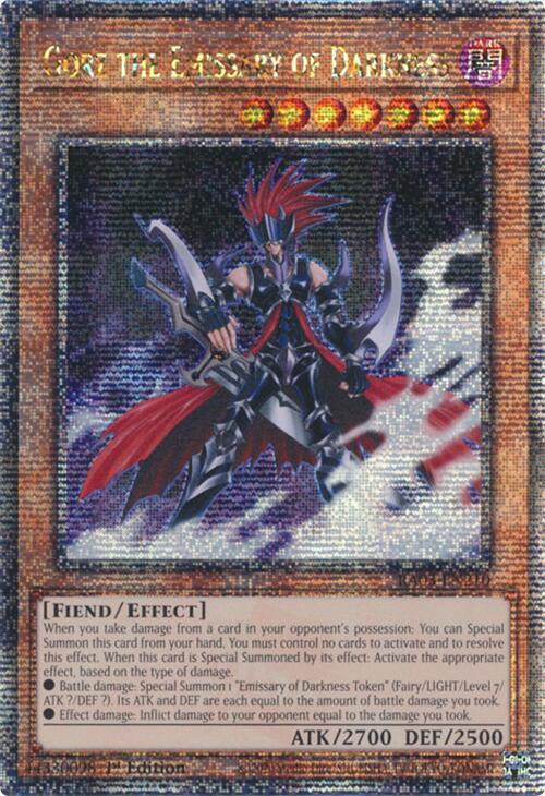 Gorz the Emissary of Darkness (Quarter Century Secret Rare) (RA03-EN210) (RA03)