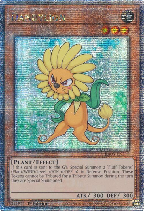 Dandylion (Quarter Century Secret Rare) (RA03-EN211) (RA03)