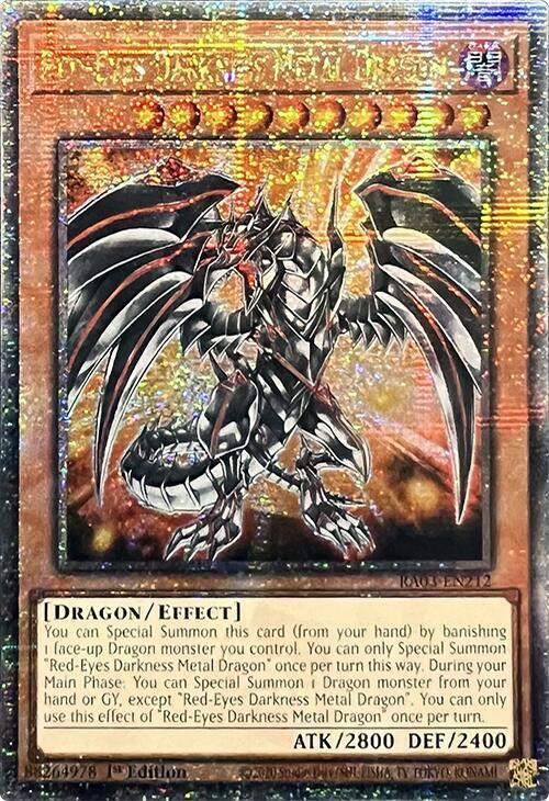 Red-Eyes Darkness Metal Dragon (Quarter Century Secret Rare) (RA03-EN212) (RA03)