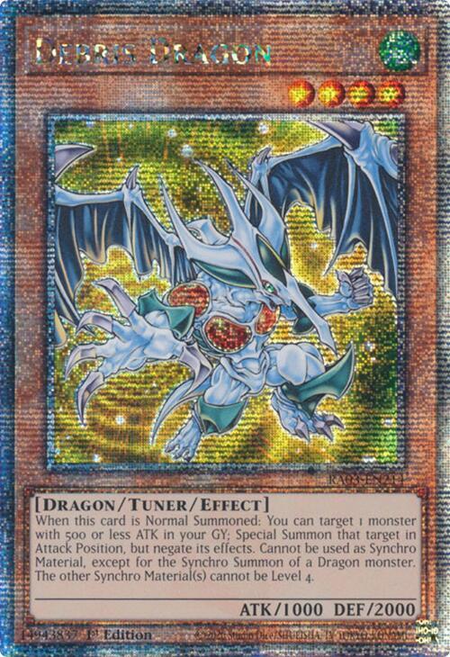 Debris Dragon (Quarter Century Secret Rare) (RA03-EN214) (RA03)