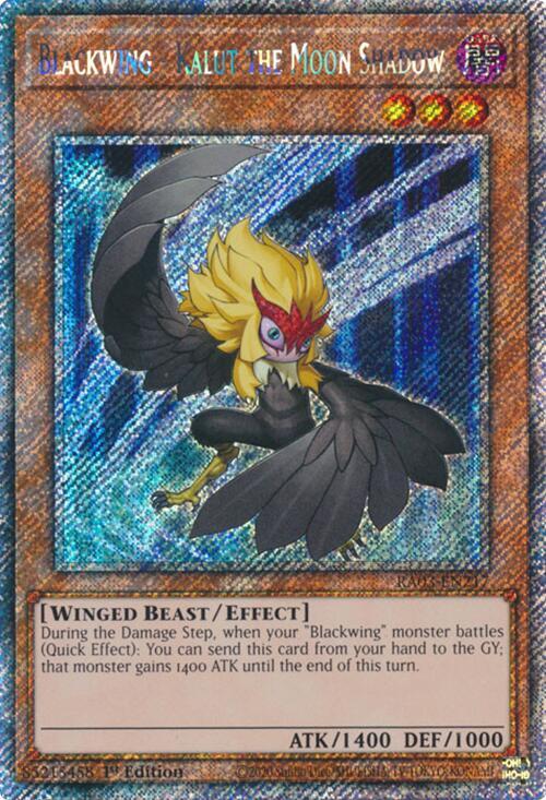 Blackwing - Kalut the Moon Shadow (Platinum Secret Rare) (RA03-EN217) (RA03)
