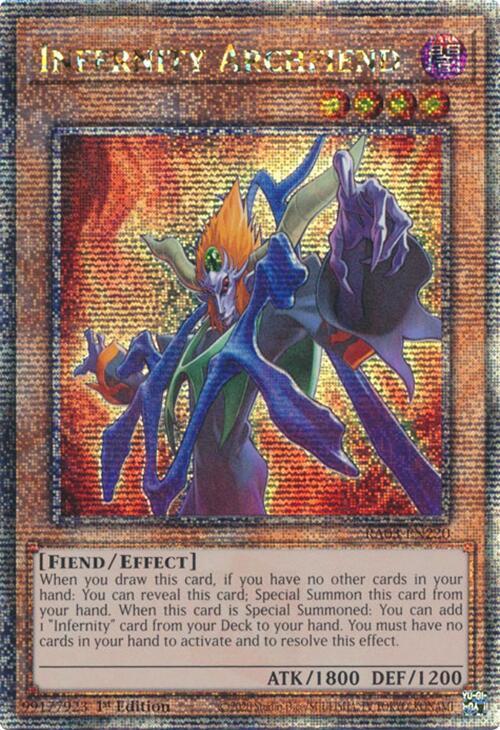 Infernity Archfiend (Quarter Century Secret Rare) (RA03-EN220) (RA03)