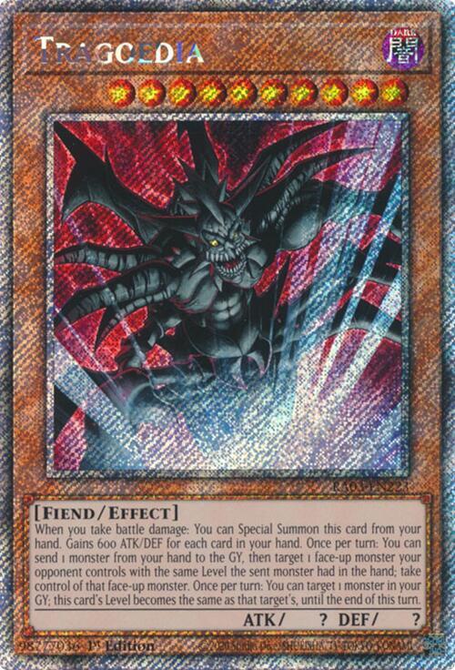Tragoedia (Platinum Secret Rare) (RA03-EN223) (RA03)