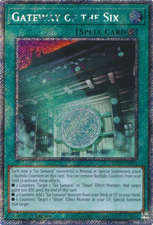 Gateway of the Six (Platinum Secret Rare) (RA03-EN229) (RA03)