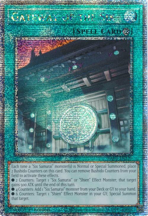 Gateway of the Six (Quarter Century Secret Rare) (RA03-EN229) (RA03)