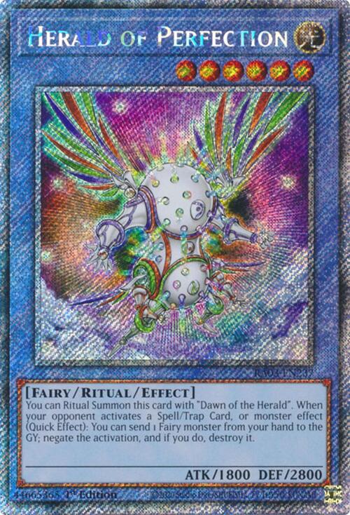 Herald of Perfection (Platinum Secret Rare) (RA03-EN237) (RA03)