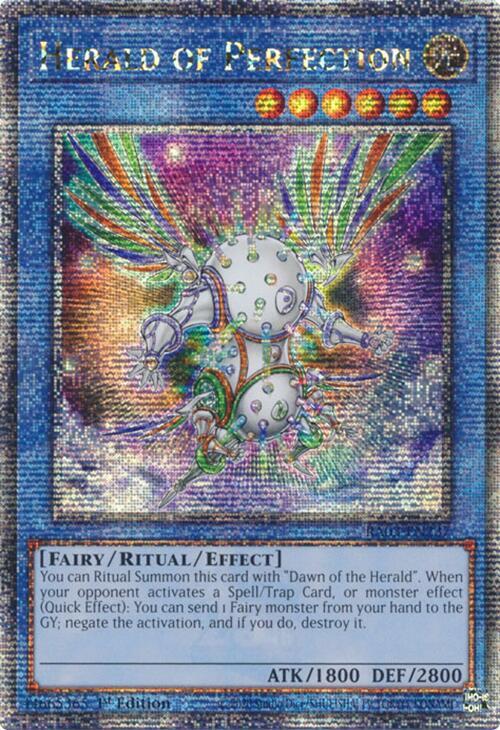 Herald of Perfection (Quarter Century Secret Rare) (RA03-EN237) (RA03)