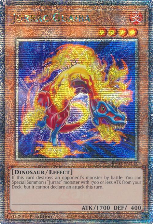 Jurrac Guaiba (Quarter Century Secret Rare) (RA03-EN242) (RA03)