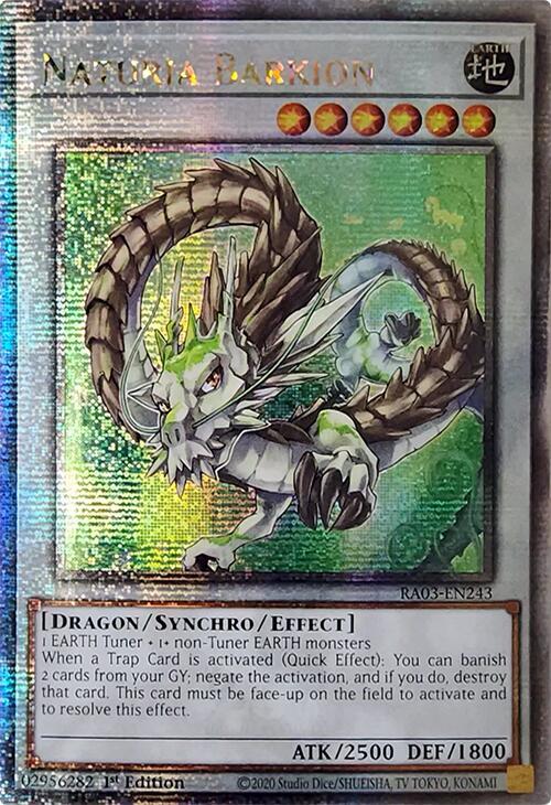 Naturia Barkion (Quarter Century Secret Rare) (RA03-EN243) (RA03)