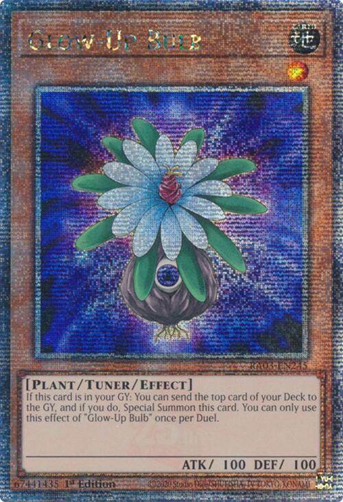 Glow-Up Bulb (Quarter Century Secret Rare) (RA03-EN245) (RA03)