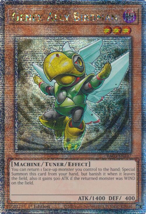 Genex Ally Birdman (Quarter Century Secret Rare) (RA03-EN247) (RA03)