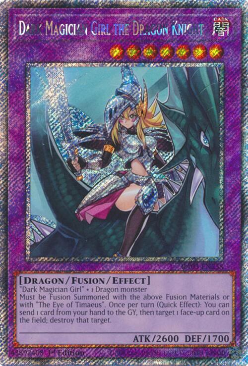 Dark Magician Girl the Dragon Knight (Platinum Secret Rare) (RA03-EN258) (RA03)