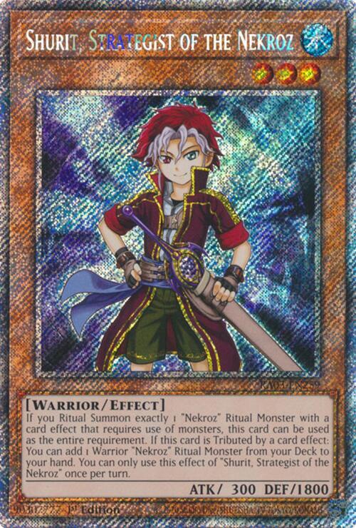 Shurit, Strategist of the Nekroz (Platinum Secret Rare) (RA03-EN259) (RA03)