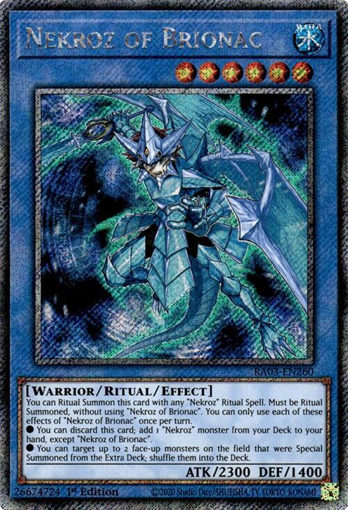Nekroz of Brionac (Platinum Secret Rare) (RA03-EN260) (RA03)